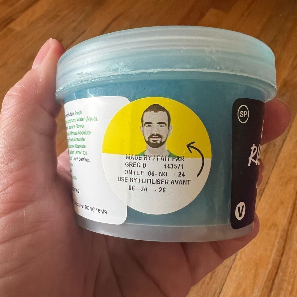 Lush RUB RUB RUB Body Salt Scrub 4.5 oz - Picture 6 of 8